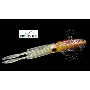 PROFISHER TPR Fosforlu Silikon Kalamar Sahte Yem 15 cm 19 gr 8166 
