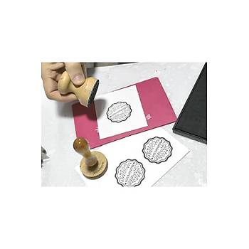 M�h�r Damga Mat� �zel m�h�r pedi Yuvarlak 158mm Damgalama 