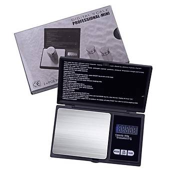 Hassas Cep Terazi 500g/0.01g Mini Alr Kapak LCD Dijital Ekran