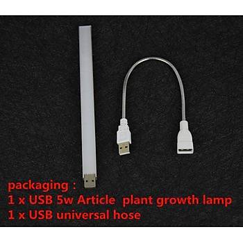 5 Watt  Tam Spektrum Hidroponik Usb Led Byten UV Ik 