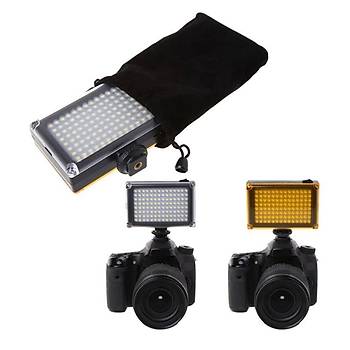 112 LED Profesyonel Video Fotoraf Stüdyo Dolgu Işığı SLR DSLR Kamera İçin
