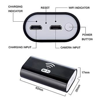 Wifi Endoskop Kamera 8mm Lens HD 720P ile Su Geçirmez 2mt