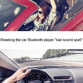 Bluetooth 5.0 FM Hifi Ses Müzik Verici USB Adaptörü 3.5mm Aux Araç Ev Tv
