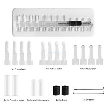 20P HD Kablosuz WIFI Kulak Endeskop Kamera 2mt 5.5mm Otoskop Kamera 