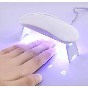 UV LED Lamba 6W Trnak Oje Kurutma Makinesi Tanabilir Mikro USB Kablosu 