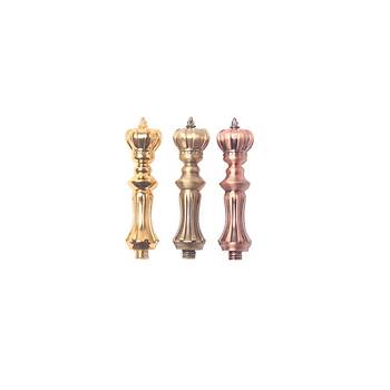 Mum Mhr Damga Kolu Premium Metal Kraliyet Tac Antik Bakr