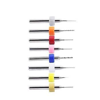Mikro Karb�r PCB Matkap Ucu Metal CNC Sondaj 10lu Set 0.2-1.2mm 