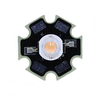 Tam Spektrum 3W Bitki B�y�me 400nm ~ 840nm Led �ip  Diyot Siyah PCB Bord