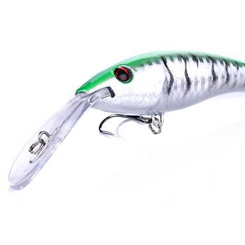 PROFISHER 2 Renk Set 2 Kanca Sahte Balık Yem 15,6 gr 12 cm Long Jaw A