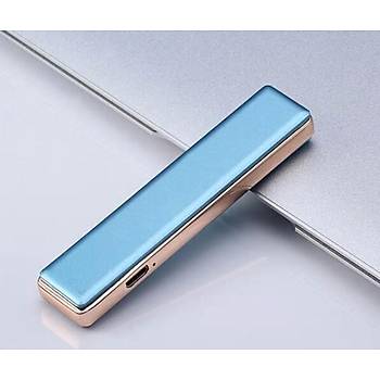 Tungsten Alevsiz Elektrikli Parmak Çakmak USB Şarjlı Rüzgardan Etkilenmez 