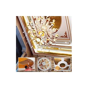 Varak Kaplama Yaprak Metalik Folyo 9x9cm 10lu 31 Laser Gold R5799F-31