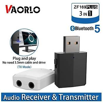 Bluetooth V5.0 Verici Alıcı Aux 3.5mm Hifi Stereo Ses Müzik Adaptörü A2DP AVRCP