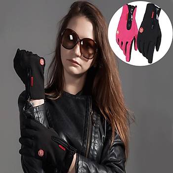 Eldiven Motosiklet Dokunmatik Sututmaz Kaydrmaz Windproof
