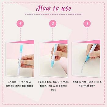 Çift Hat Out Line Pen 12 Renk Kontür Vurgulayıcı Dekoratif 2mm Uç