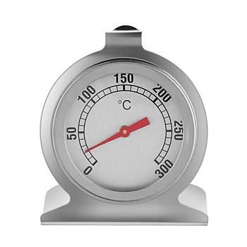 Analog Sıcaklık Ölçer 300° Fırın Termometresi Paslanmaz Çelik 