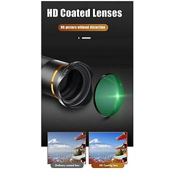 30X Telefoto Lens Harici 4K HD Monoküler Teleskop Telefon İçin 