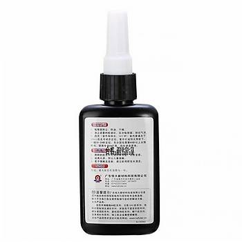50 ml UV Şeffaf Kristal Jel Kür Yapıştırıcı Kafuter K-300 + Kurutucu UV El Feneri 