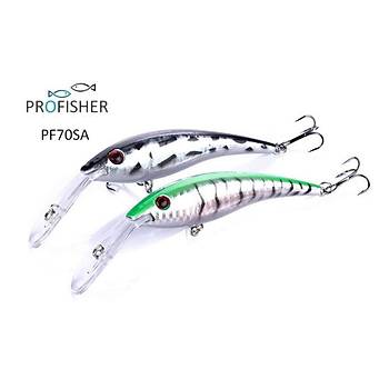 PROFISHER 2 Renk Set 2 Kanca Sahte Balık Yem 15,6 gr 12 cm Long Jaw A