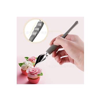 Profesyonel Mutfak Sos Dekor Kaşığı Şef Sanat Paslanmaz Çelik 2pc R1499SS