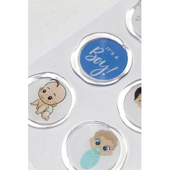 M�h�rc�m 12 Adet Haz�r Kendinden Yap��kanl� Sticker M�h�r KYSM102