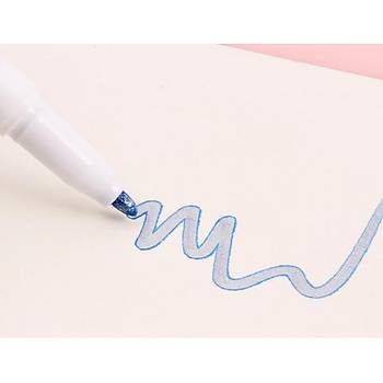 Çift Hat Out Line Pen 12 Renk Kontür Vurgulayıcı Dekoratif 2mm Uç