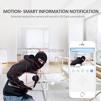 IP Kamera Wifi Gece Gr ki Ynl Ses Kayt Kablosuz Gvenlik Wi-Fi Bebek Monitr