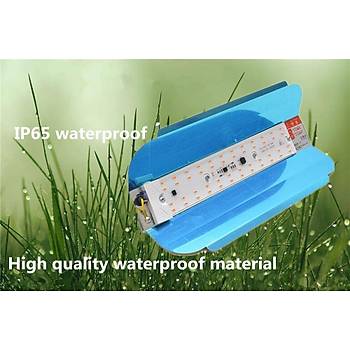 Tam Spektrum Fito Bitki  B�y�tme LED I��k 50W AC 220V 180� �P 65 Su Ge�irmez 