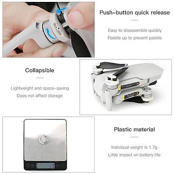 DJI Mavic Mini 4 adet Pervane Motor Taban Modifiye Ykseltme