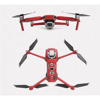 DJI Mavic 2 Zoom PVC Karbon Desenli Full Body kartma Seti