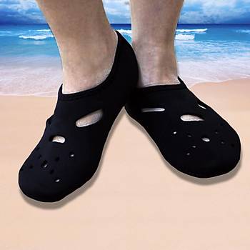 Neopren Dalış Çorap Anti Patinaj Plaj Çorap Yüzme Sörf Su Sporları Beden