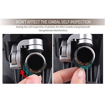 Dji Mavic Pro Kamera İçin Kızaklı Optik Lens 4 lü Filtre Set ND4 / ND8 / ND16 / ND32 