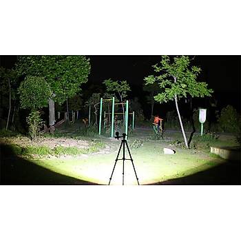 LED Taktik El Feneri 3800lm CREE XM-L T6 5 modlu Yamur Geirmez