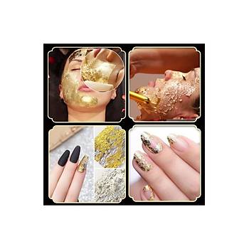 Varak Kaplama Yaprak Metalik Folyo 9x9cm 10lu 31 Laser Gold R5799F-31
