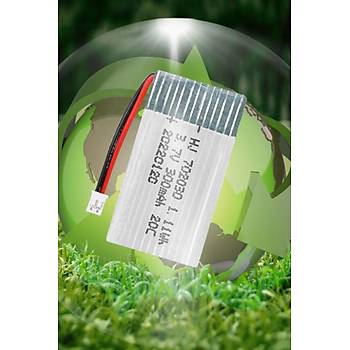 Lipo Pil 3.7V 250mAh 20C Dron ve RC Model Bataryası HX2.54 Soket
