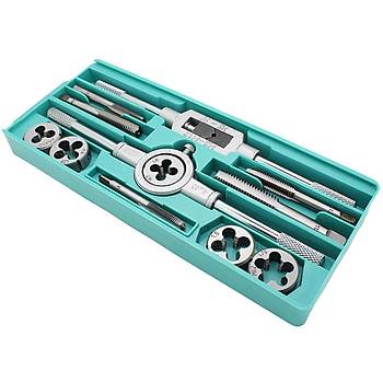 Metrik Kılavuz ve Pafta Seti 20 adet Tap & Die Diş Açma M3-M12