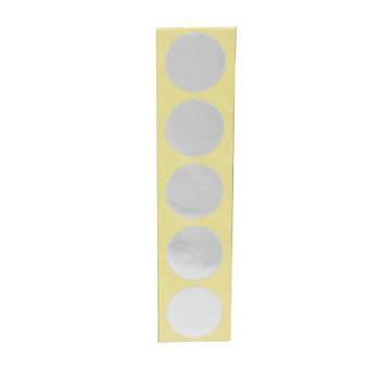 3D Kabartma Al�minyum Etiket 50 adet 45mm Kendinden Yap��kanl�