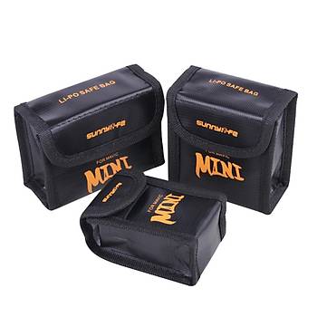 DJI Mavic Mini 2 Pil İçin Saklama Çantası Yanmaz Koruyucu Kılıf