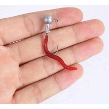 PROFISHER 5 Adet Kurun Jiket Kafa Karbon elik Kanca 3.5gr Jig Kanca