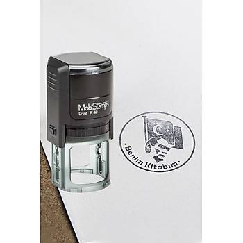 Kiiye zel Kitap Mhr sim Yazl Kitap Mhr ve Istampa Set R5814-05