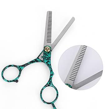 Clipper Berber Makas Seti 6 inç Kesme ve İnceltme Salon Kuaförlük Şekillendirici 