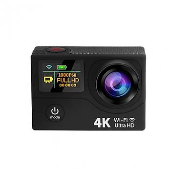 4K H8R EKEN Çift Ekran 360 VR WiFi Aksiyon Kamera ve Kumanda