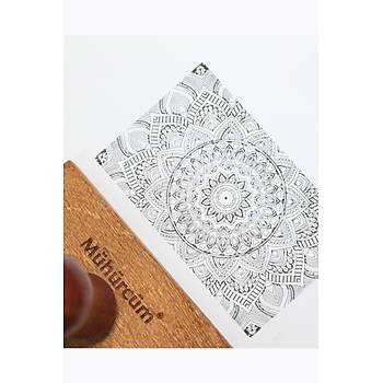 Mhrcm Kiiye zel Ahap Mhr Damga 6,8X9,8 Dikdrtgen MAD6X9