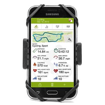 Motorsiklet Bisiklet 360° Telefon GPS Tutucu Açısı Ayarlanabilir Kaydırmaz Kelepçe