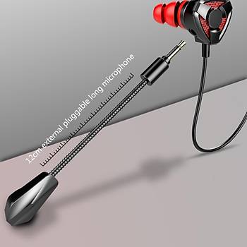 Oyun Kulakl��� Bluetooth 5.0 Low Latency G�r�lt� Azaltma Ense Tipi K�rm�z� Renk