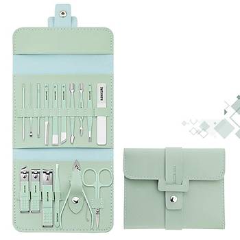 Tırnak Makası Manikür 16 lı Set Paslanmaz Çelik Bebek Yetişkin 