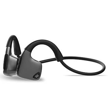 Bluetooth 5.0 R9 Kablosuz Kemik letimli Mikrofonlu Spor Kulaklk