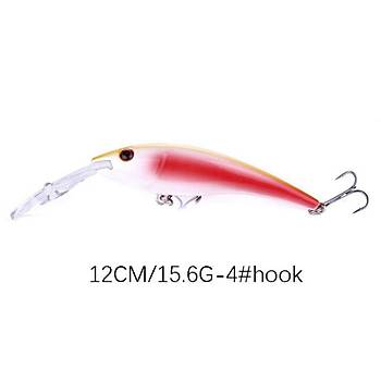 PROFISHER 2 Renk Set 2 Kanca Sahte Balk Yem 15,6 gr 12 cm Long Jaw B