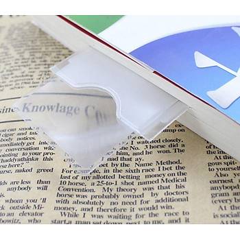 3X �nce Kart B�y�te� PVC Plastik �effaf