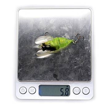 PROFISHER 5 Renk Set 2 Kanca Sahte Bal�k Yem 6 gr 5 cm Cicada
