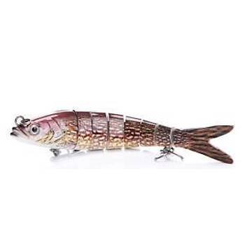 PROFISHER 8 Eklem 2 Kanca Sahte Balık Yem 19 gr 13 cm Pike K